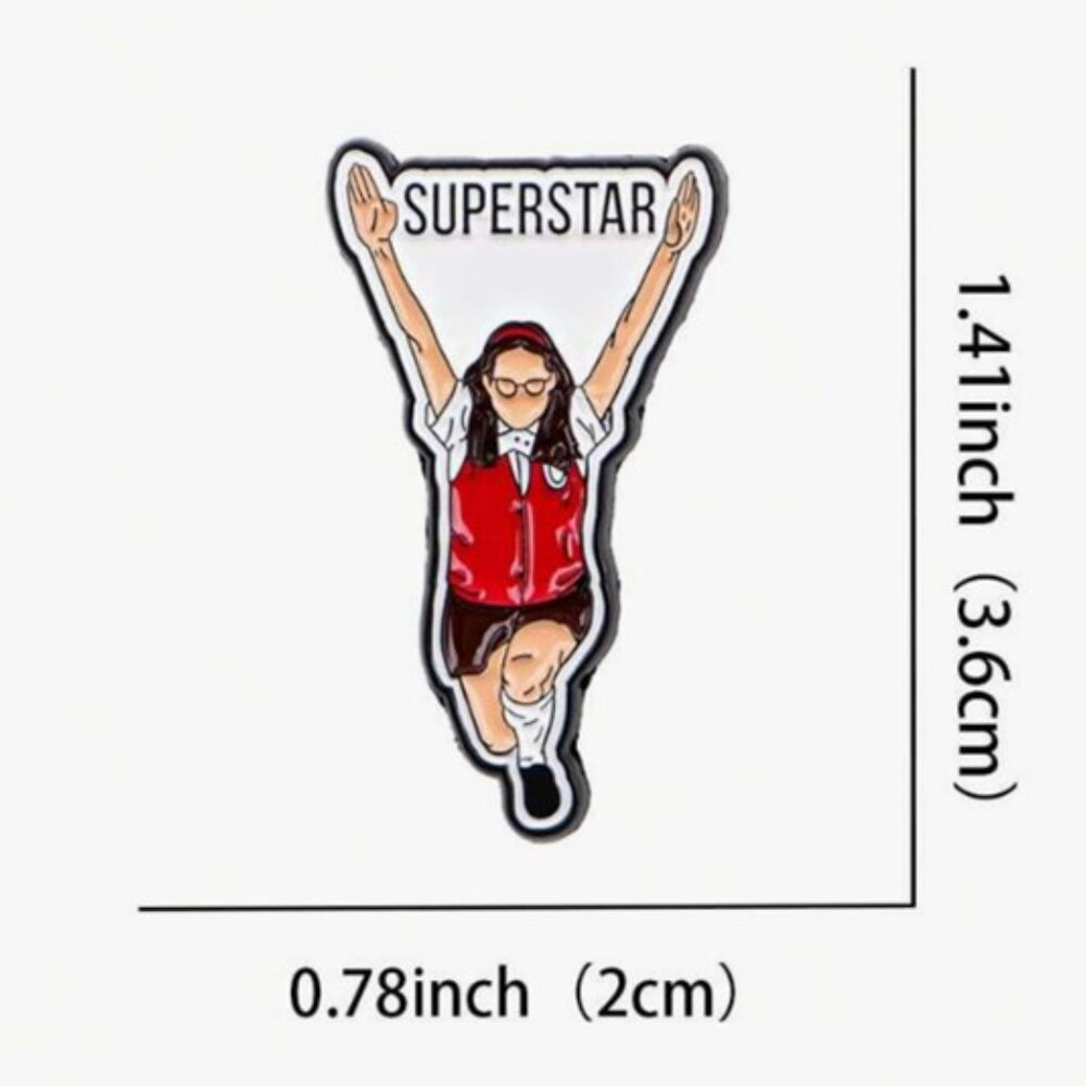 Mary Katherine Gallagher “Superstar” Enamel Lapel Pin Brooch (BRAND-NEW!) - Picture 3 of 4